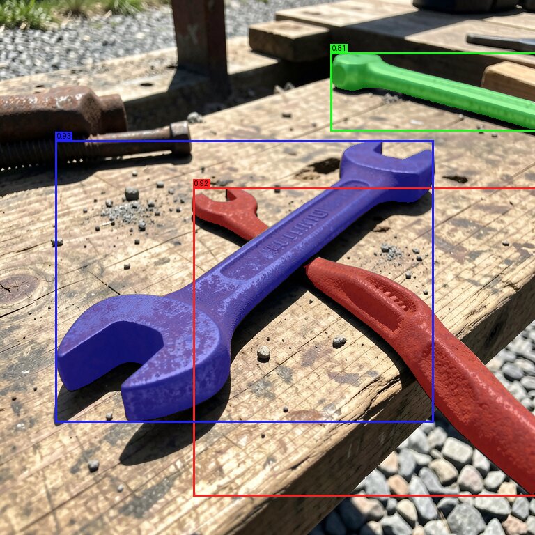 Discarded image, bent and melted wrench