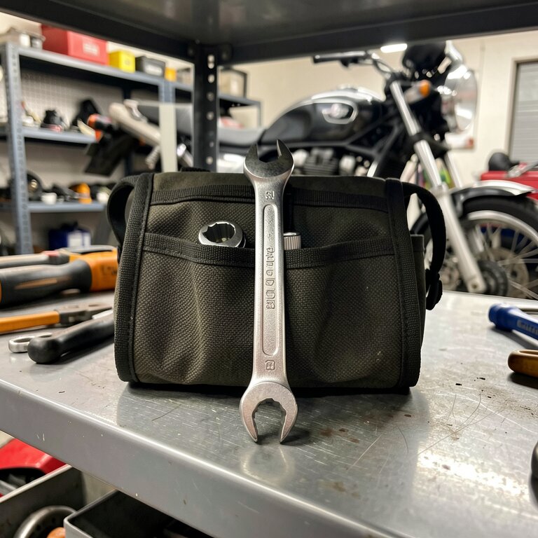 Generated wrench in a garage