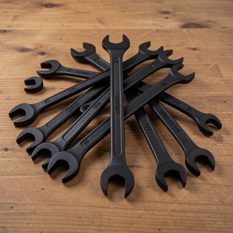 Generated pile of wrenches